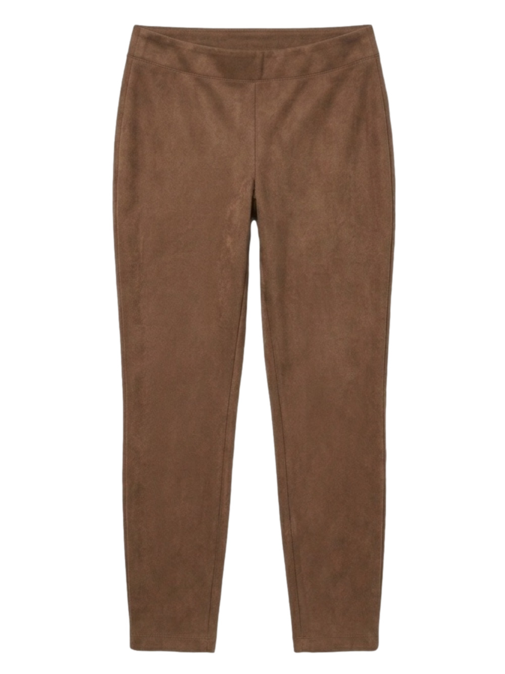 Max Studio Faux Suede Pull On Leggings Vicuna Brown Skinny Pants Size Large